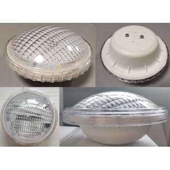 żarówka TebasLED MAXI, światło zimne białe 6000 K, 30 W, 12 V, PAR56, podłączenie kabel 2-żyłowy