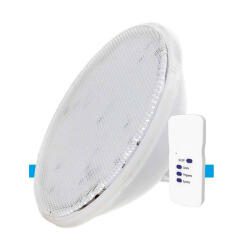 Żarówka LED, światło RGB, 12 V, 18 W, w komplecie pilot, podłączenie kabel 2-żyłowy