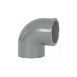 Kolano PCV-U 90° klejone wewnętrznie -klejone wewnętrznie 50mm